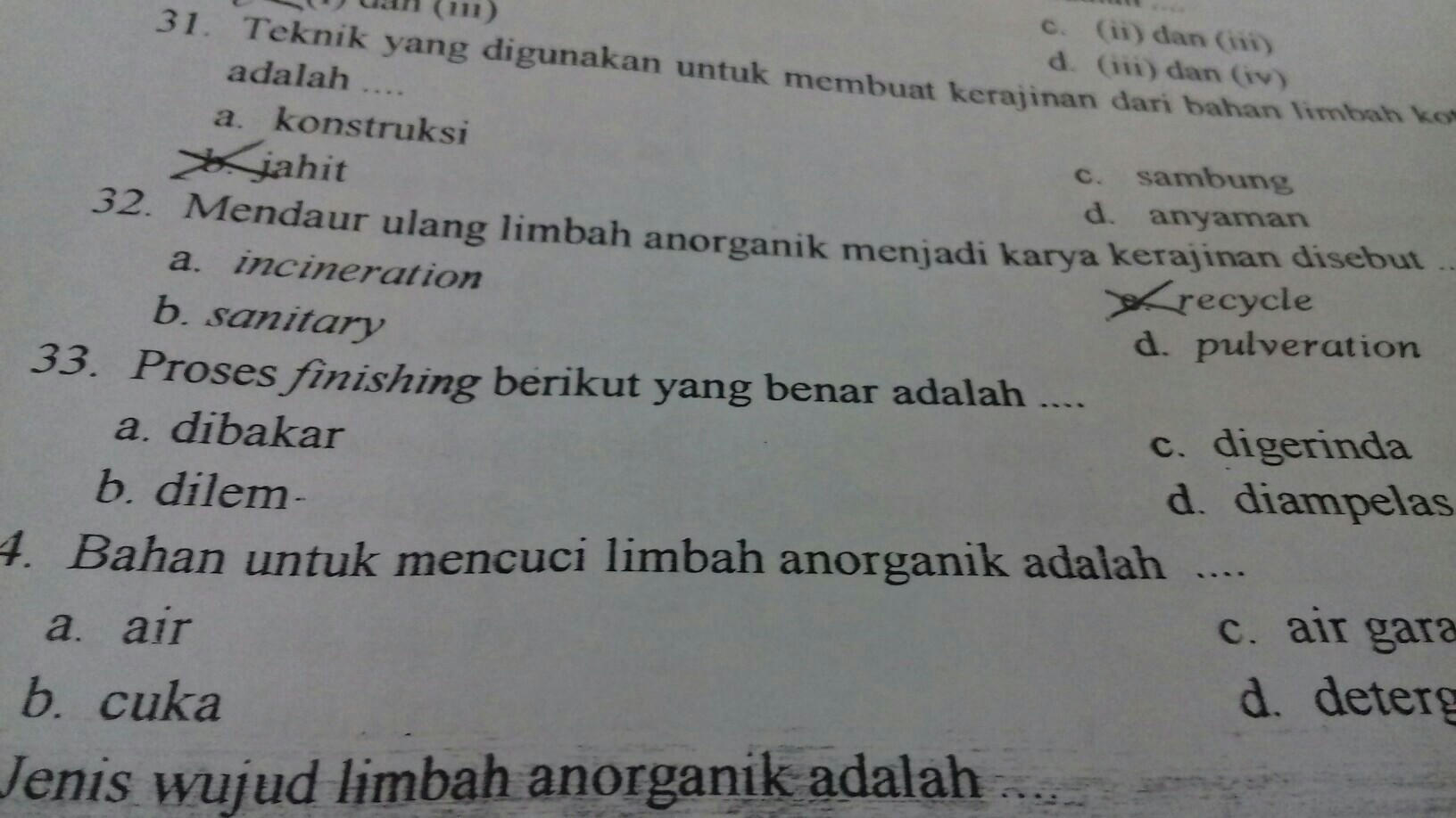 proses finishing berikut ini yang benar adalah Brainly.co.id