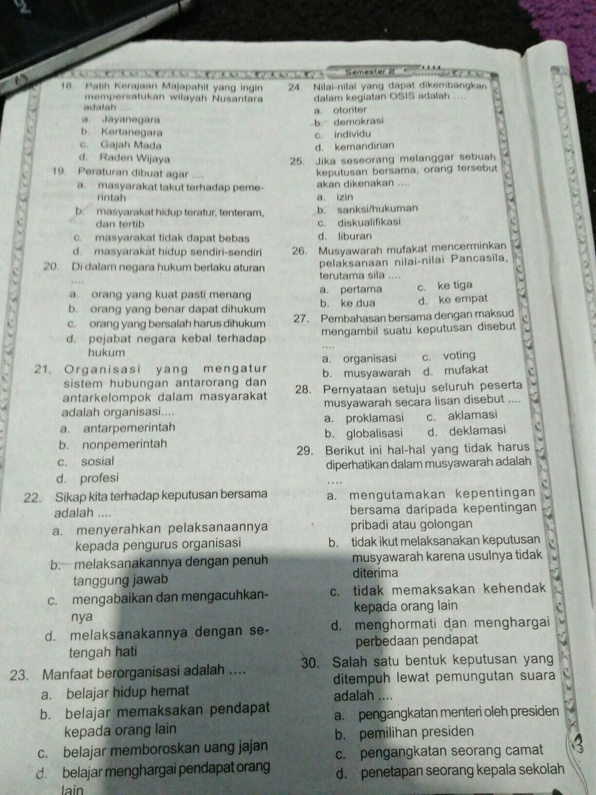 Soal Dan Jawaban Kerajaan Majapahit