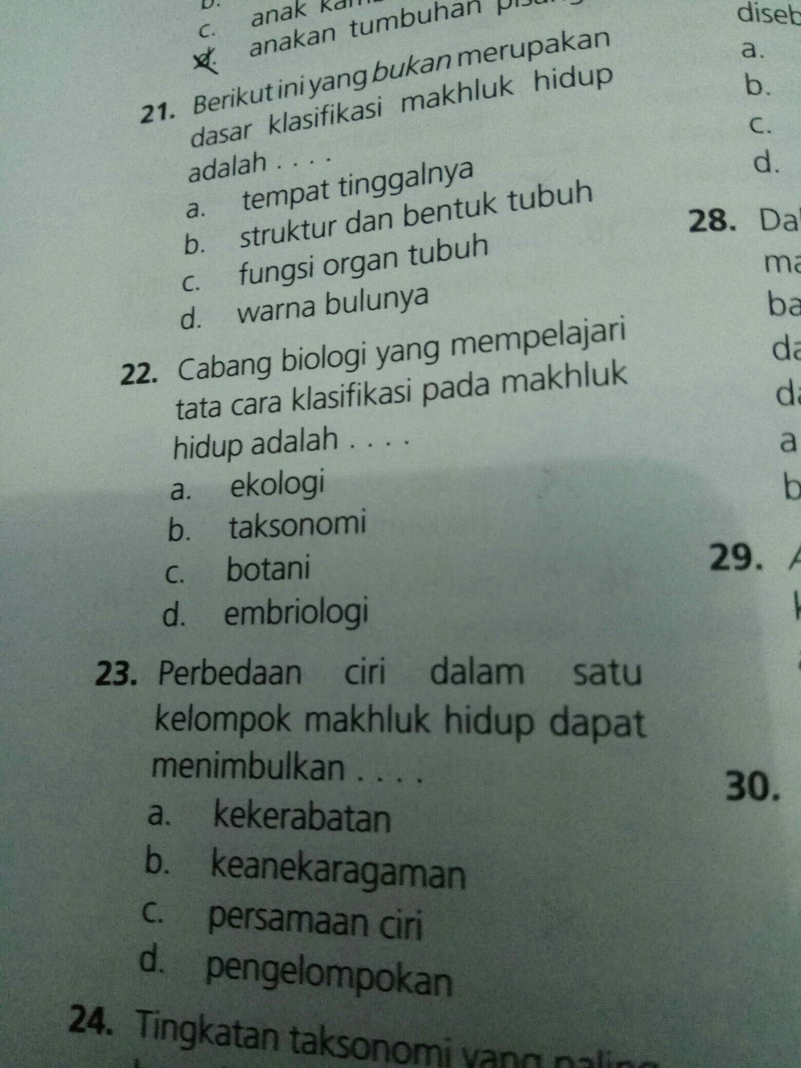 Yang Bukan Merupakan Dasar Klasifikasi Makhluk Hidup Adalah Artefakt