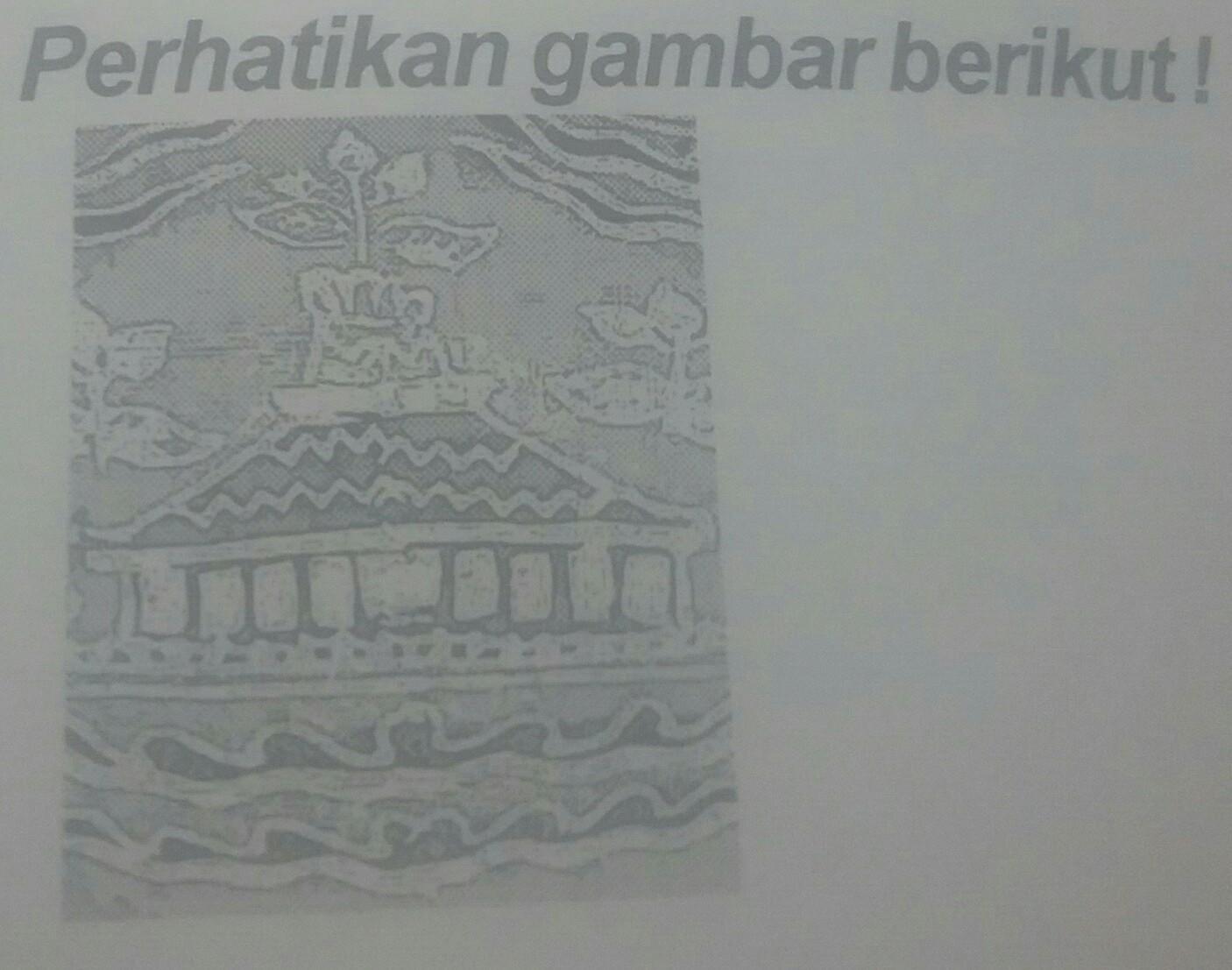 Perhatikan gambar berikut !Gambar tersebut adalah batik