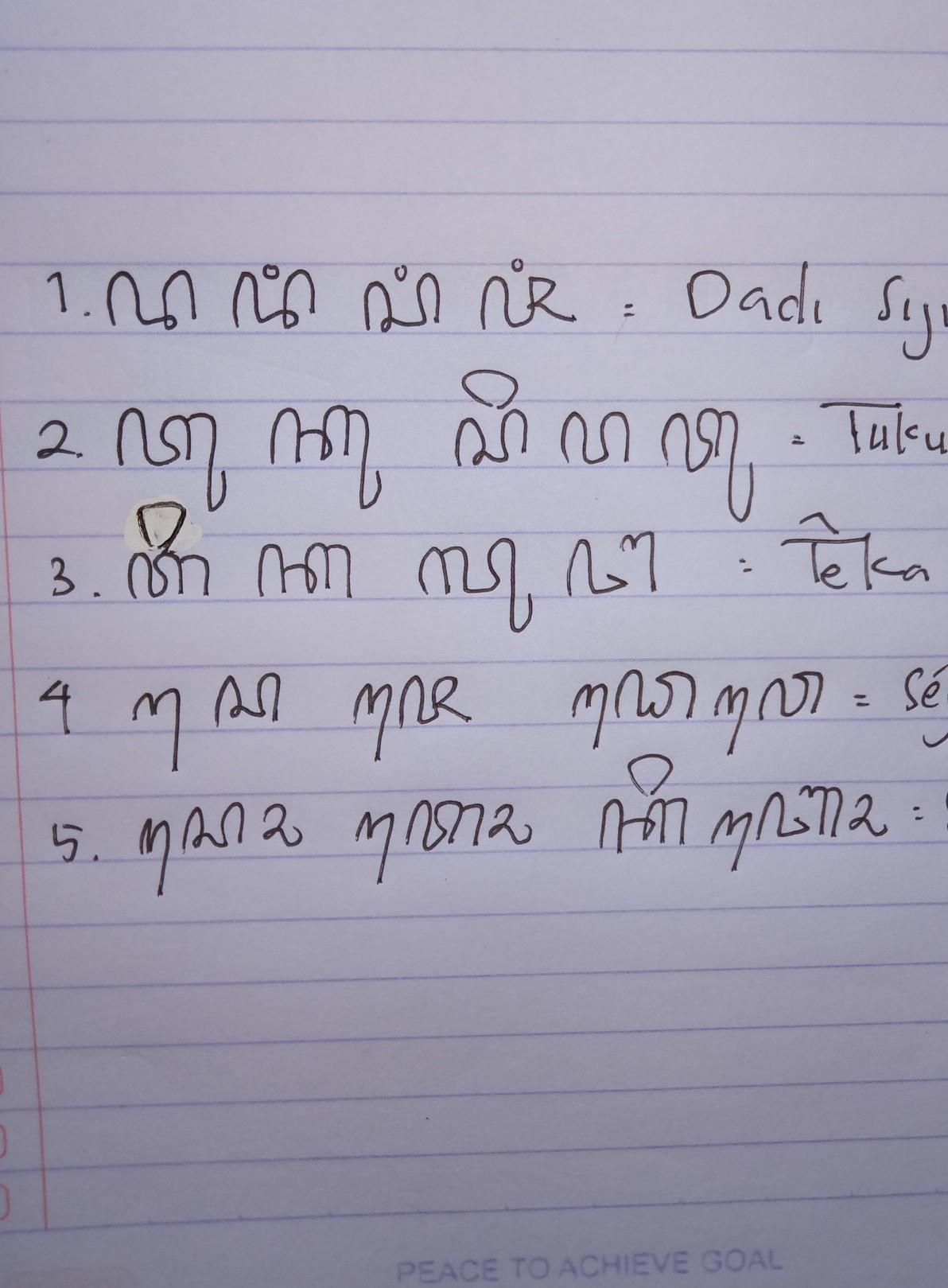 1. Dadi Siji2. Tuku Sepatu3. tê ka lunga9. Séjé dhéwé5. Soto