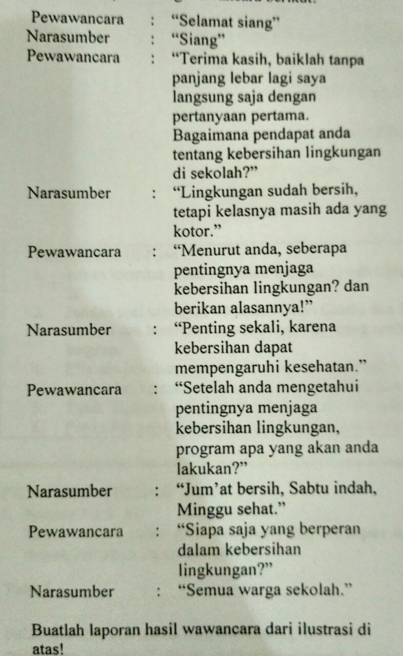 Contoh Format Laporan Hasil Wawancara Nusagates