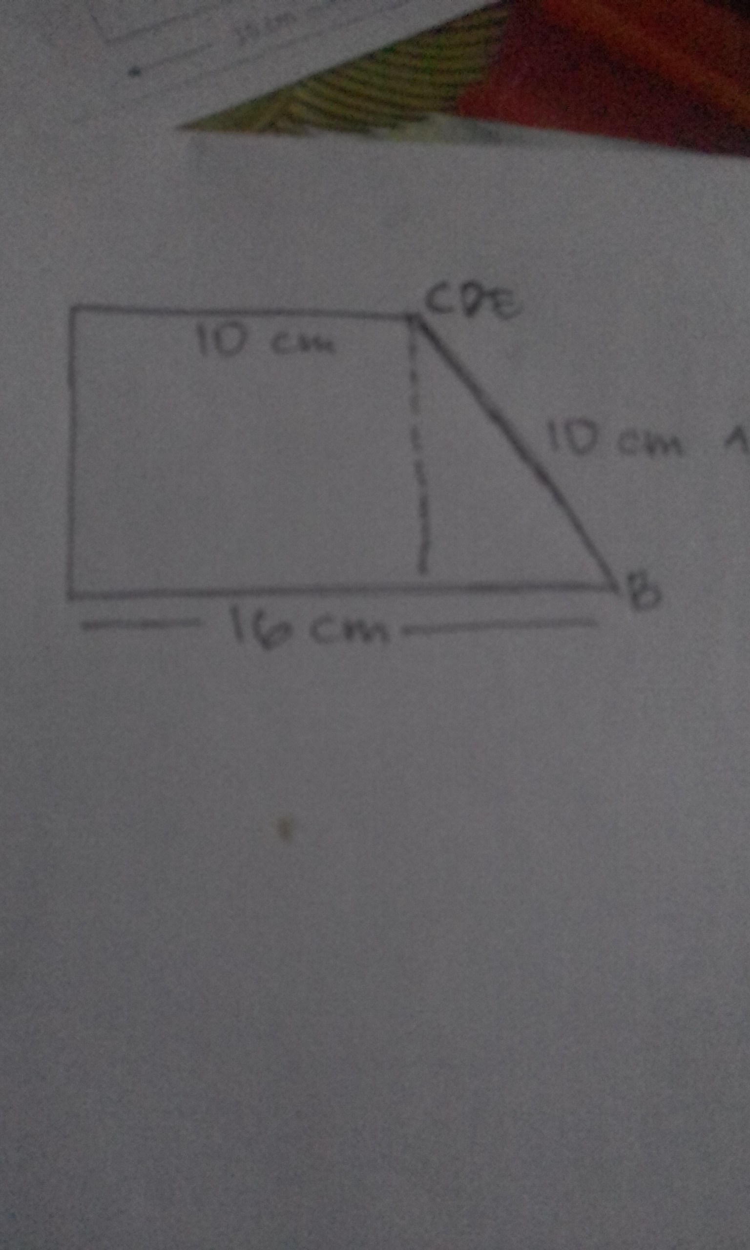 Dari gambar trapesium Di ABCD di bawah,panjang garis
