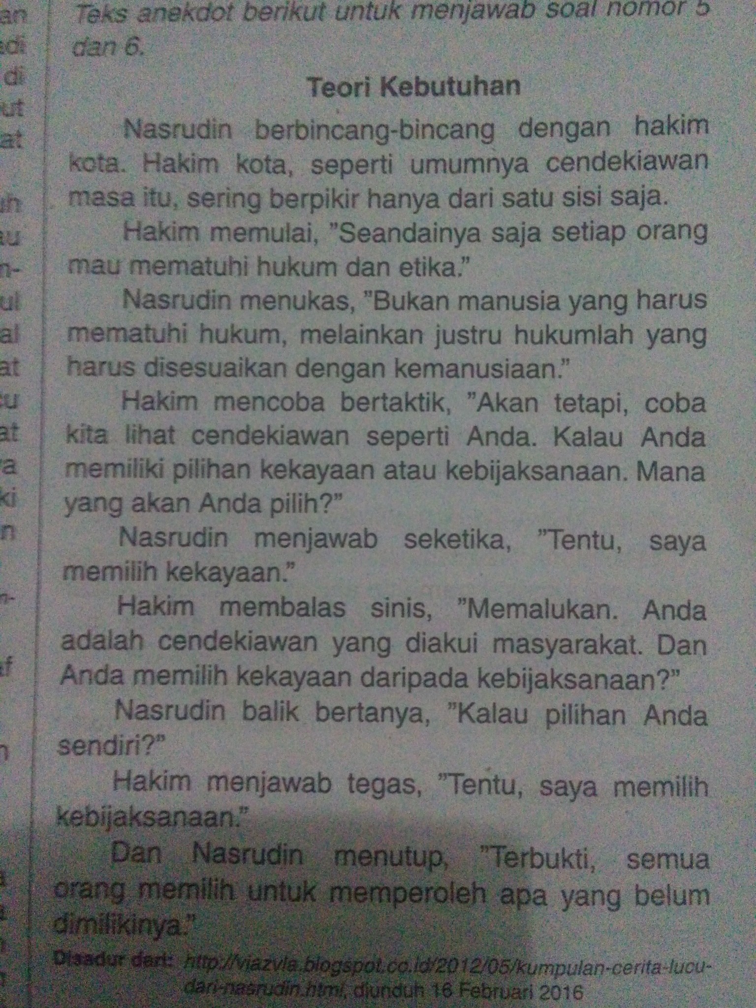 Contoh Teks Anekdot Singkat Beserta Makna Tersiratnya