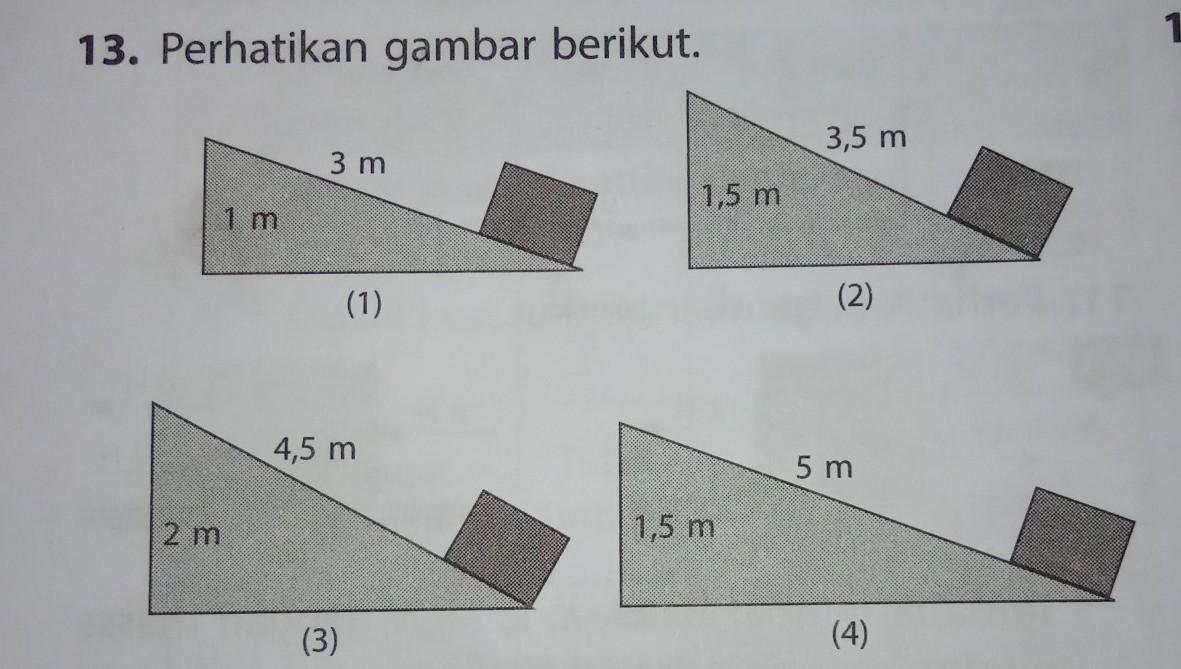 Kunci Jawaban Berapakah Besar Keuntungan Mekanis Bidang Miring Tersebut