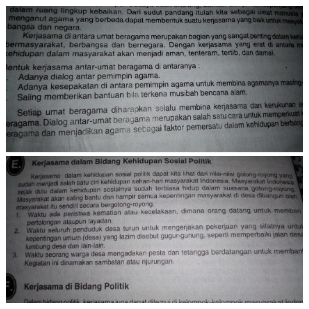 Contoh Kerjasama Dalam Bidang Kehidupan Sosial Politik Berbagai Contoh