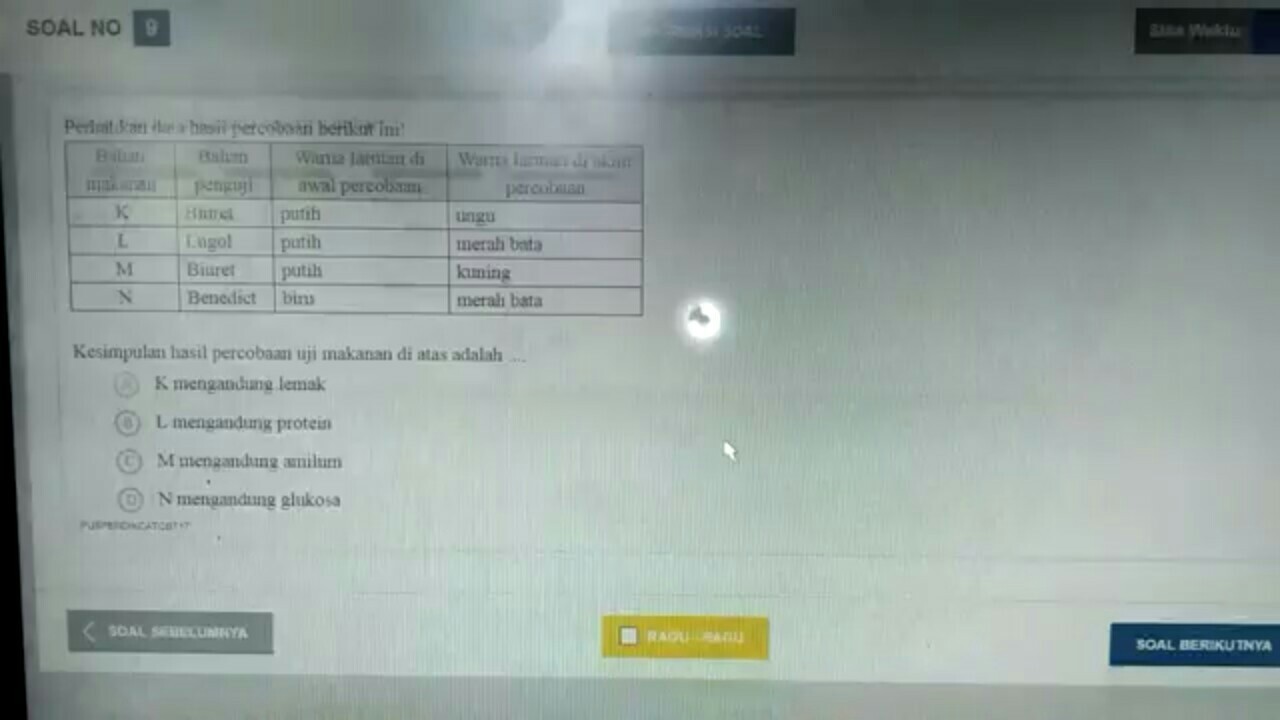 kesimpulan hasil percobaan uji makanan diatas adalah Brainly.co.id