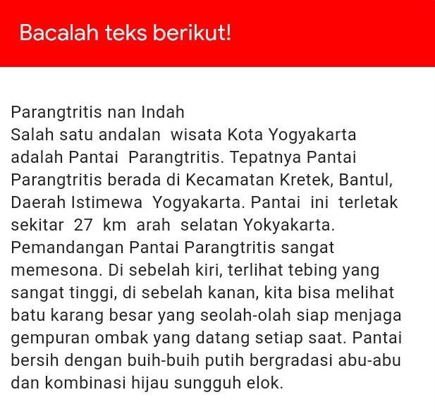 Teks di atas termasuk jenis teks….. * Brainly.co.id