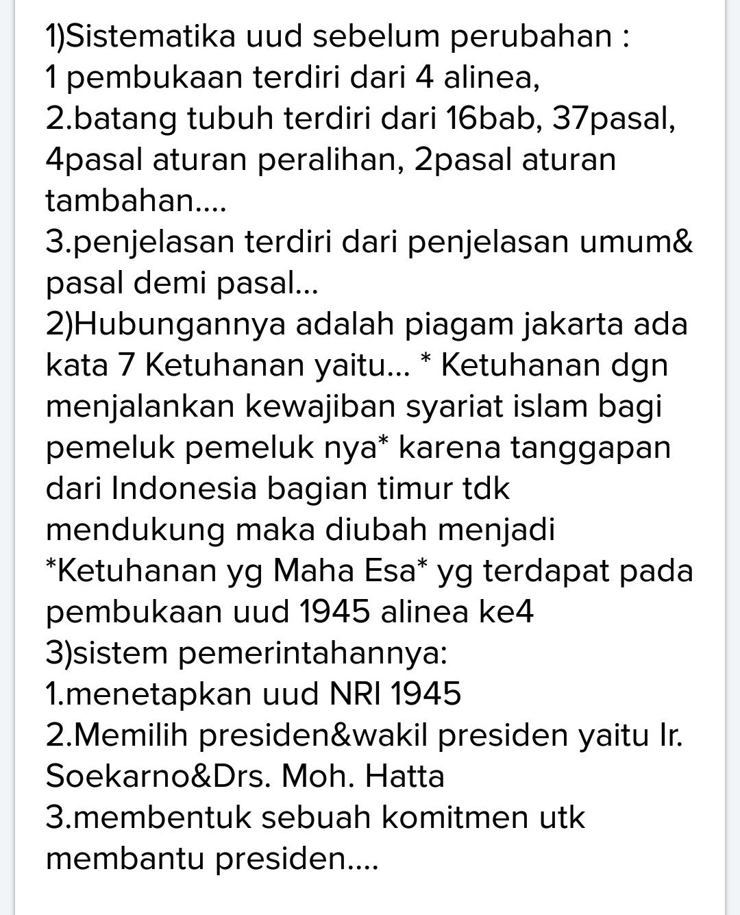 Keputusan Sidang Ppki Adalah