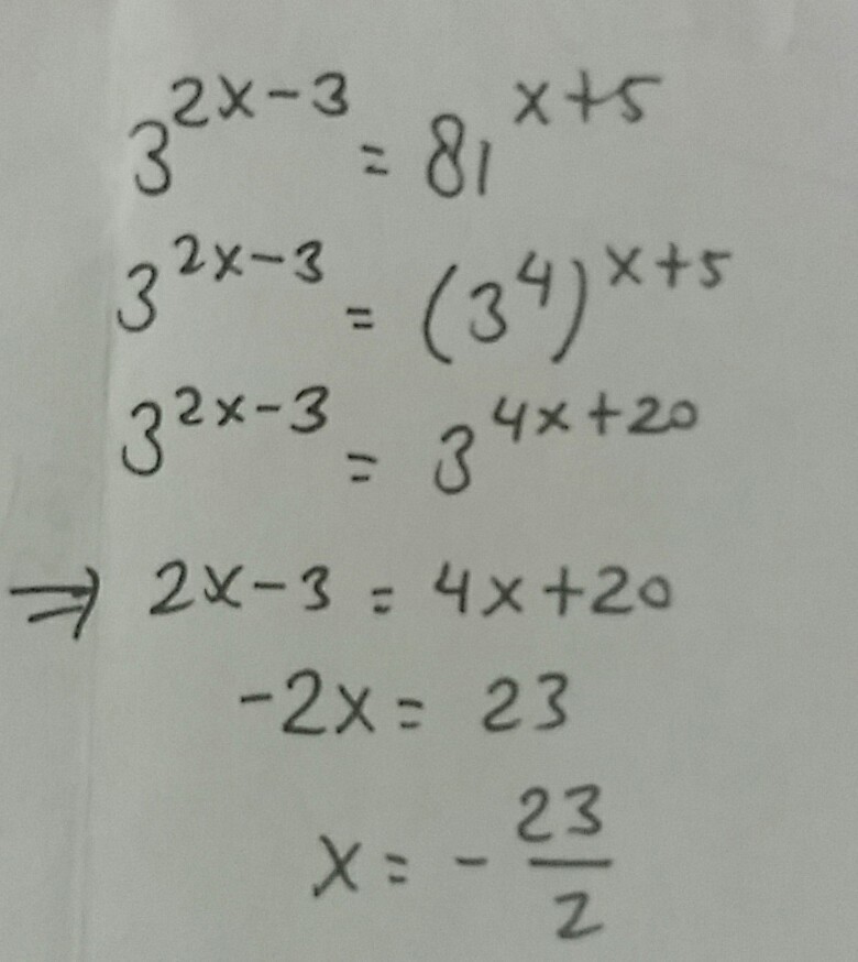 Rumus Himpunan Penyelesaian Persamaan Eksponen Edukasi