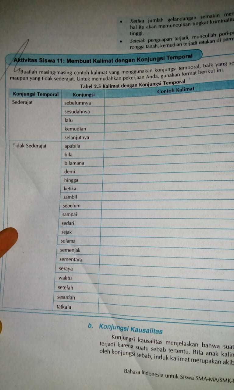 Kalimat Yang Menggunakan Konjungsi Temporal Adalah Latihan Online