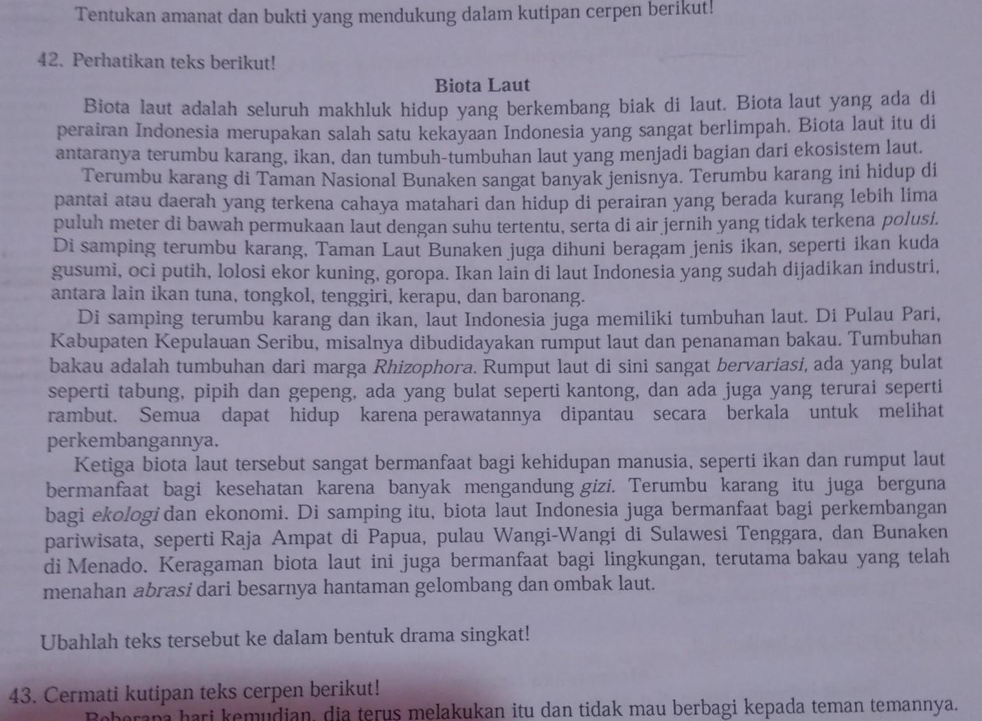 89 Contoh Kutipan Cerpen Menjadi Nask…