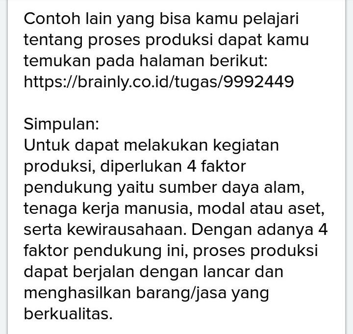 sebutkan bahwa faktor produksi dibedakan menjafi dua Brainly.co.id