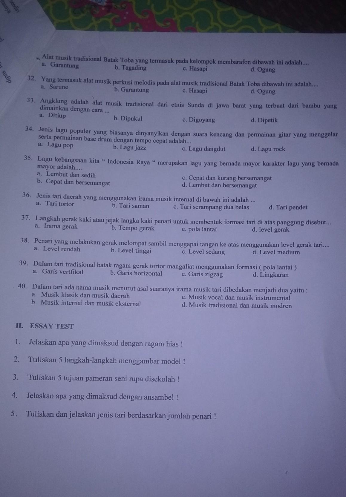 Tuliskan 5 Tujuan Pameran Seni Rupa Di Sekolah