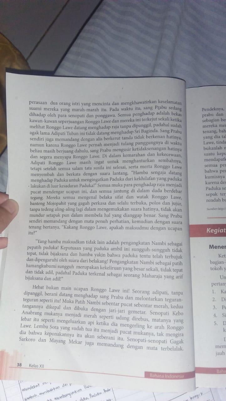 Analisislah struktur novel sejarah KEMELUT DI MAJAPAHIT