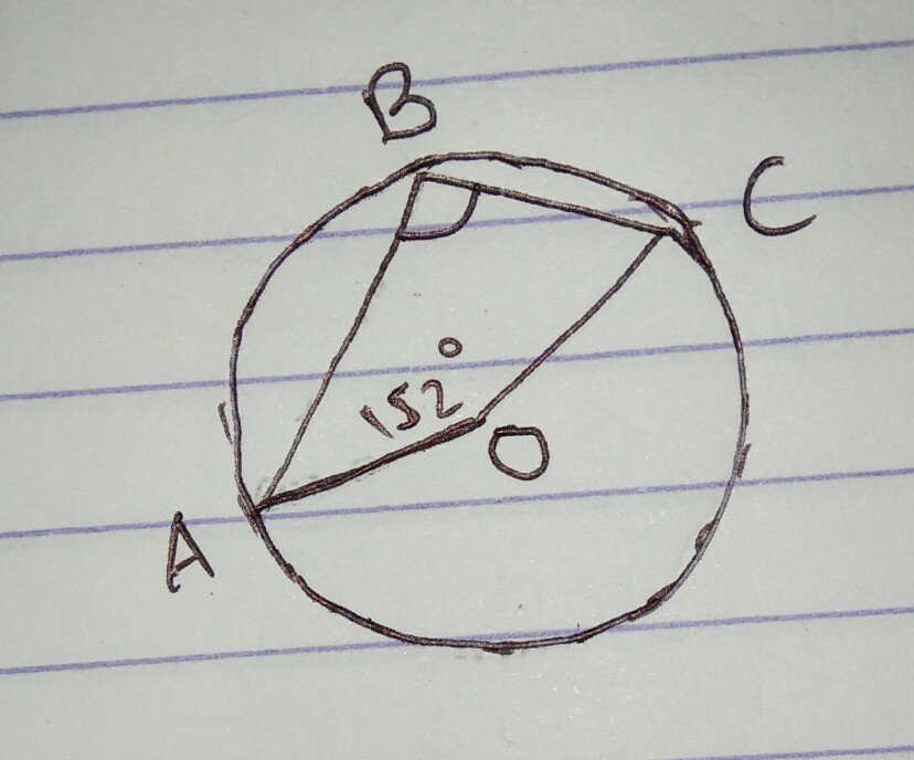 Perhatikan gambar berikut! Besar sudut ABC adalah... Brainly.co.id