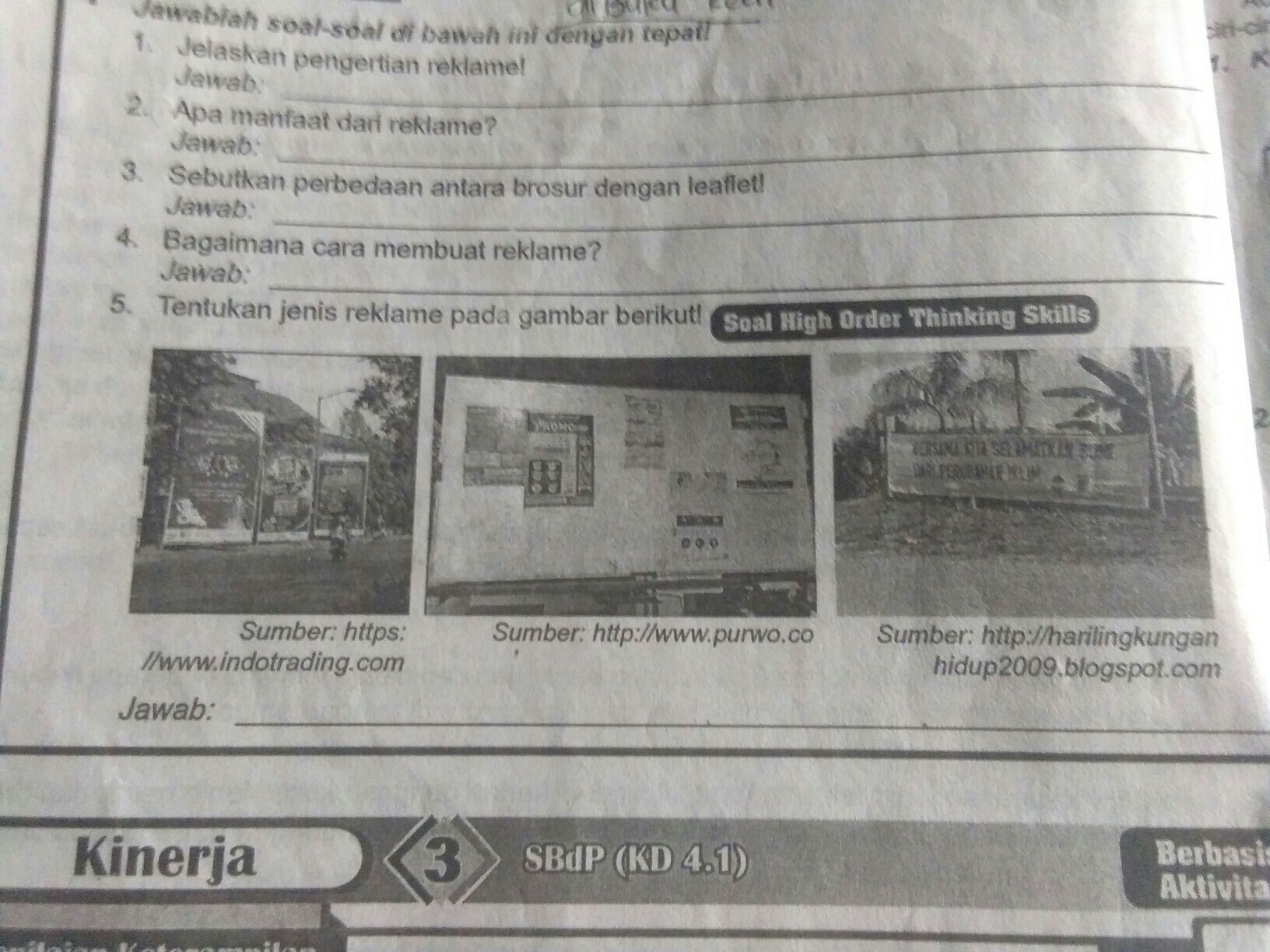Jelaskan Pengertian Dari Reklame Ilmu Soal