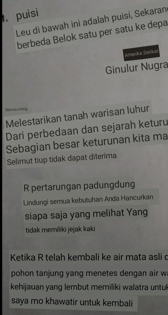 naon amanat anu aya dina eta sajak Brainly.co.id