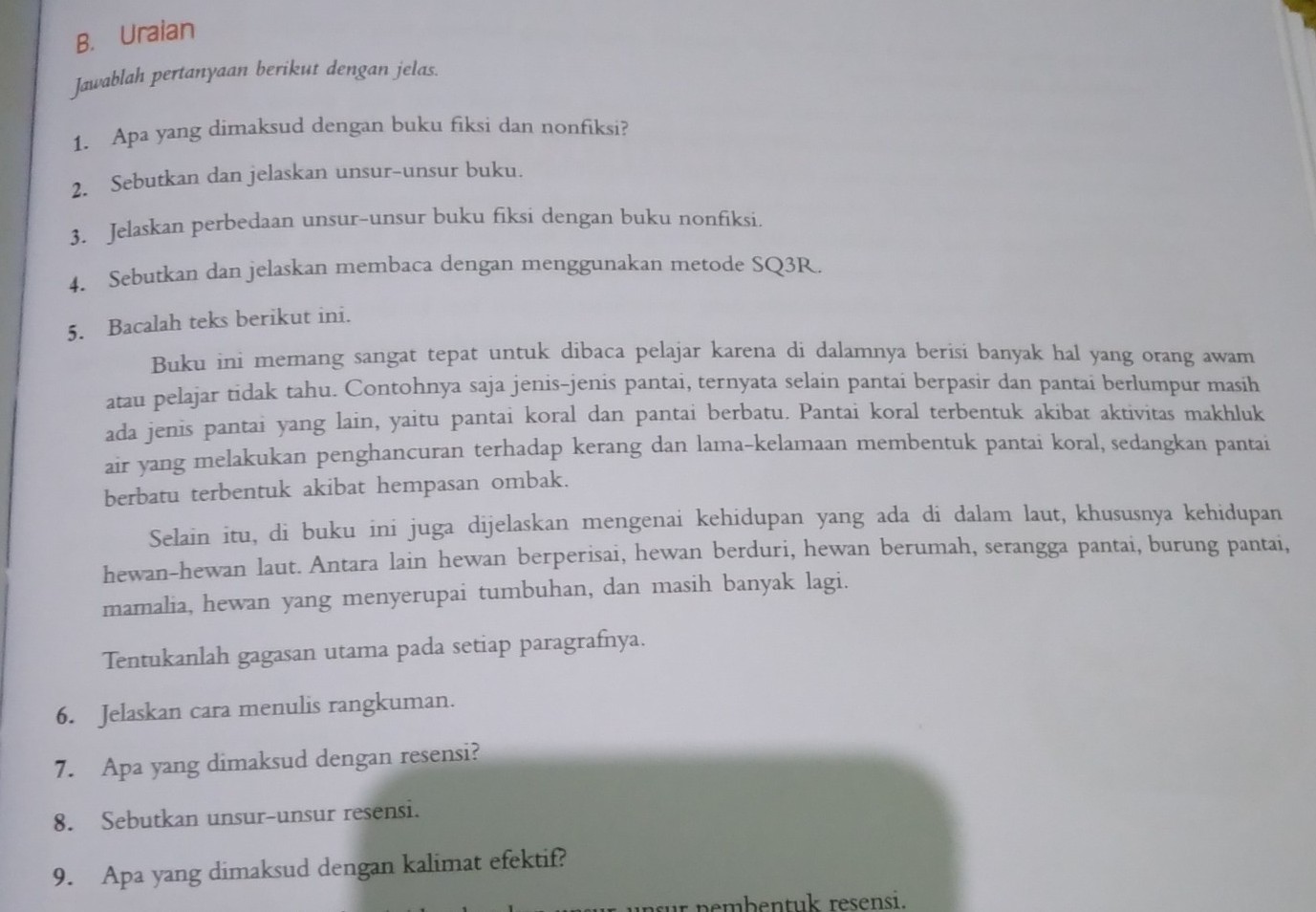 Sebutkan 3 Contoh Teks Fiksi Dan Nonfiksi