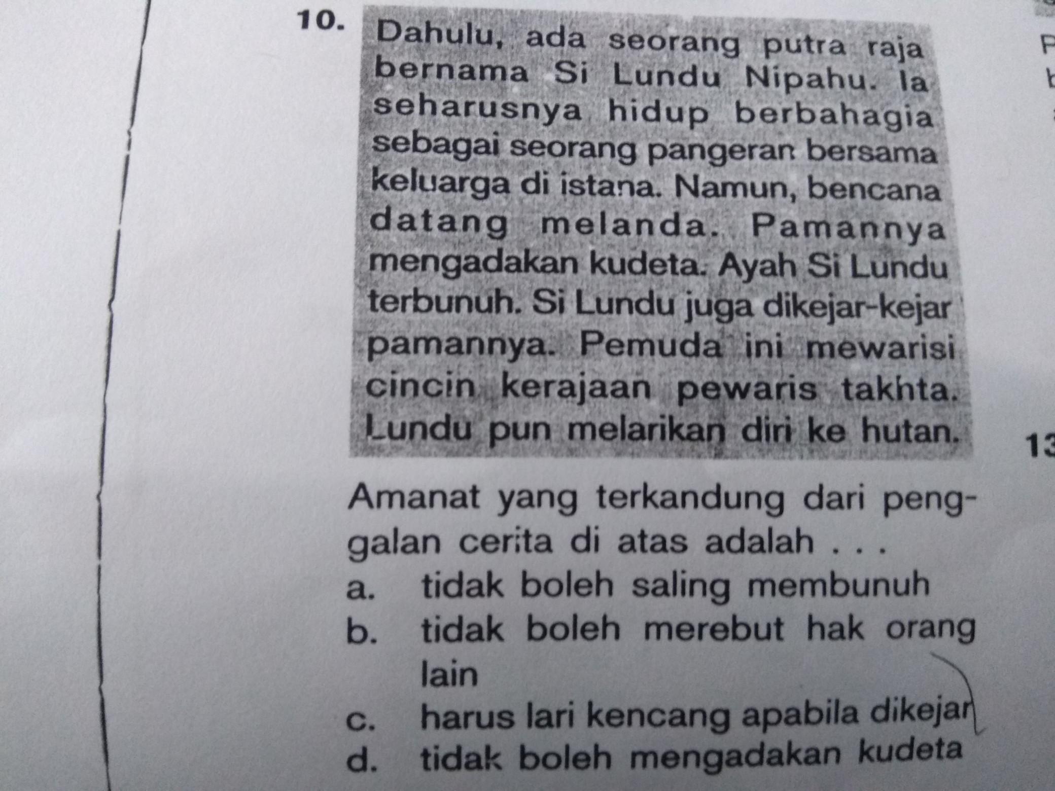 Pesan Yang Terkandung Dalam Penggalan Cerita Adalah Ilmu Pengetahuan