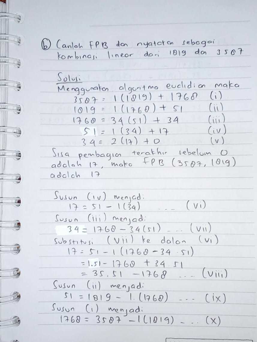 16++ Contoh Soal Kombinasi Linear Dan Jawabannya