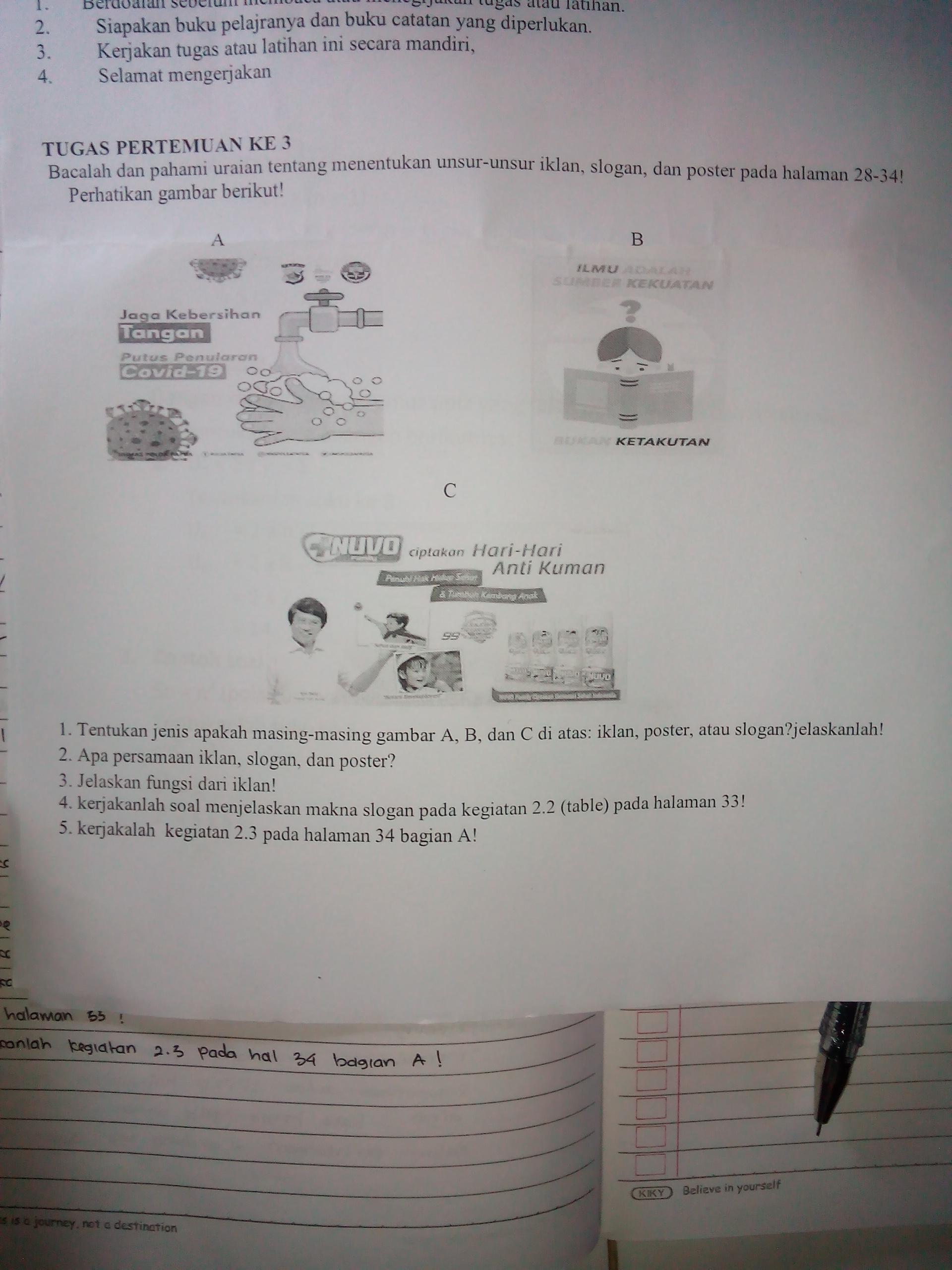 Struktur Slogan Dan Poster Brainly