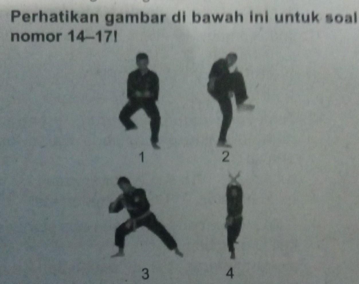 14. Gambar 1 adalah teknik.a. jepit atas c. kupukupub