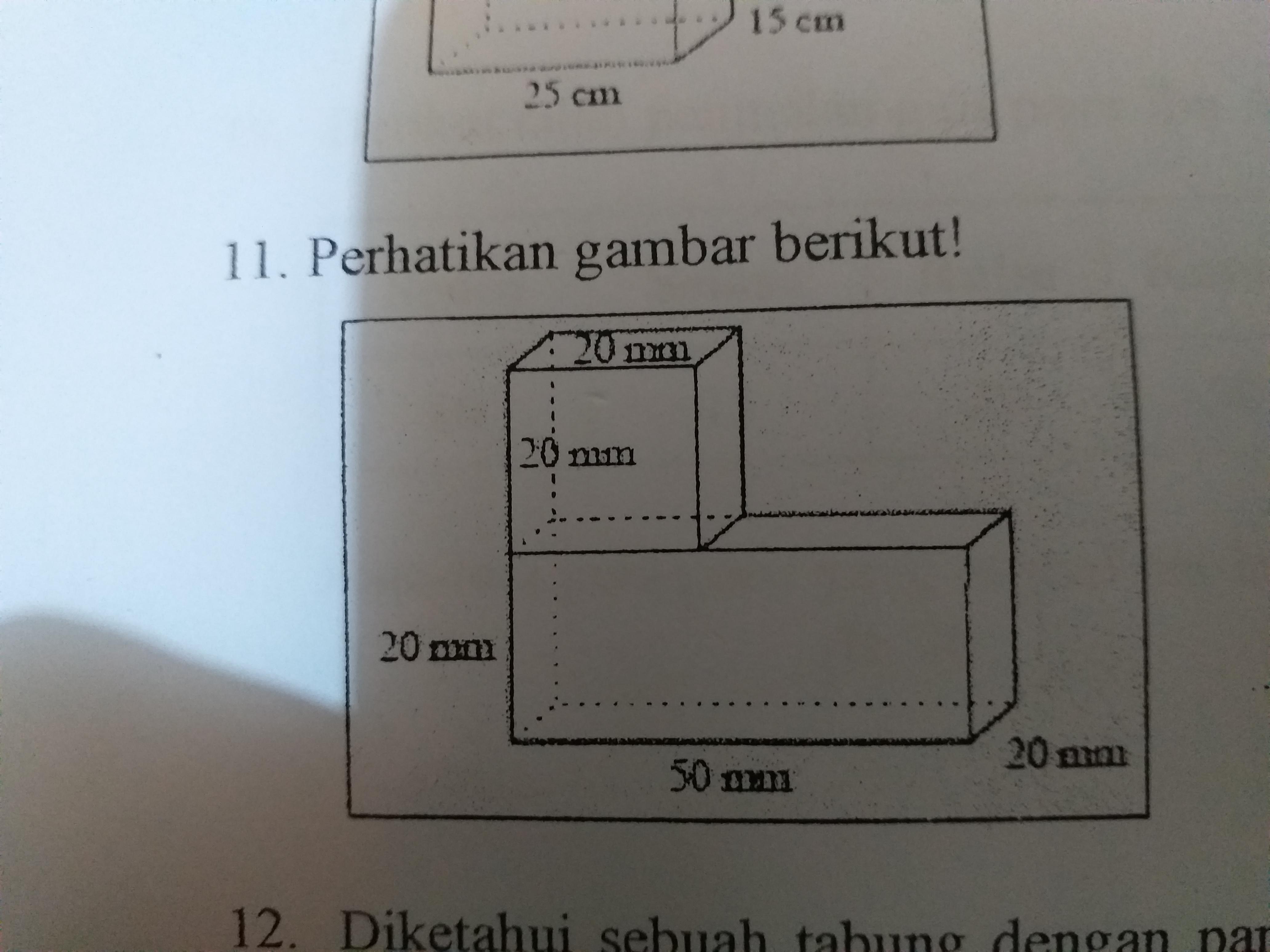 Cara menghitung luas gabungan bangun datar kumpulan. Luas Permukaan Gabungan Bangun Tersebut Adalah Mm3 Brainly Co Id