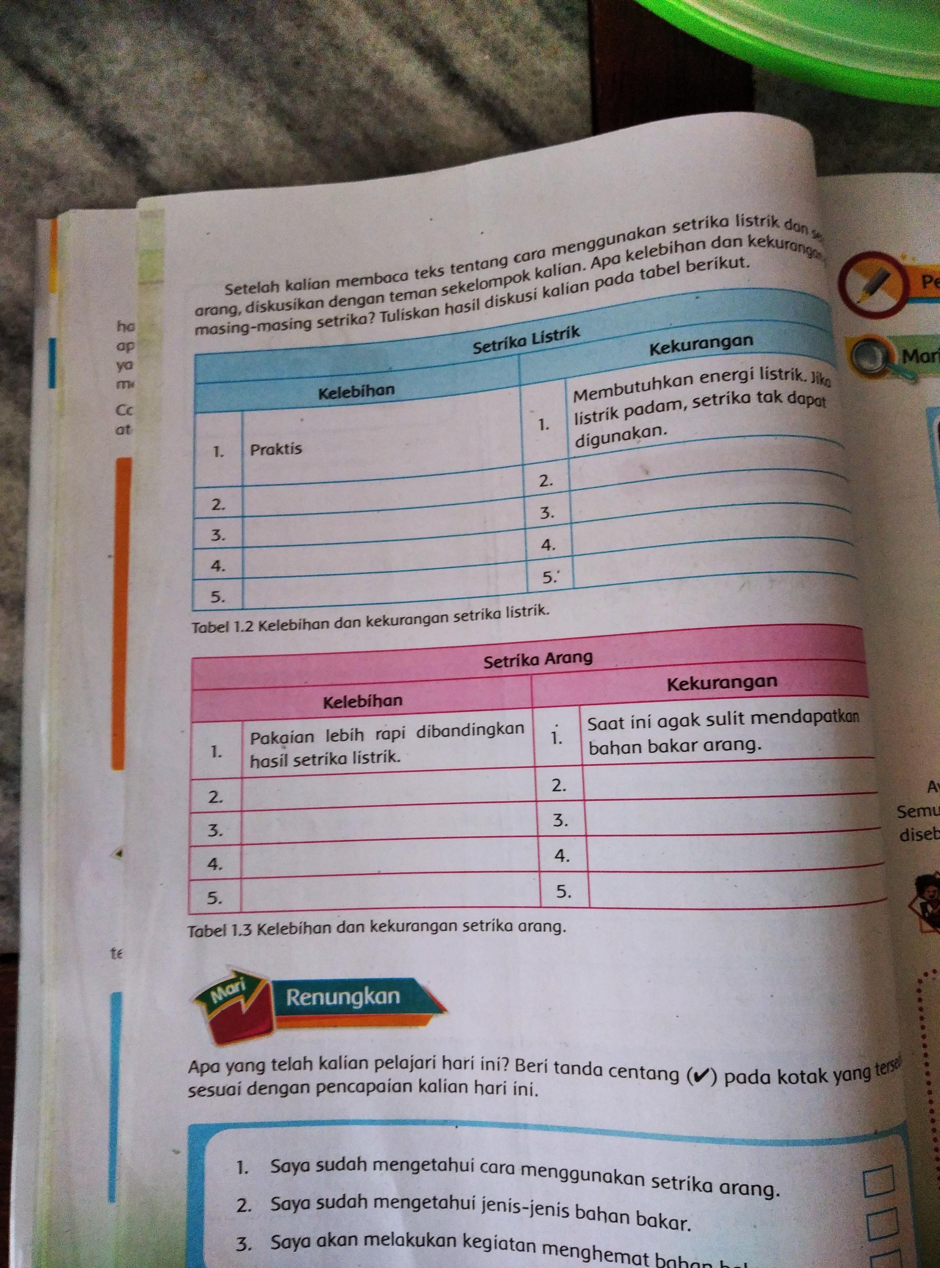 Petunjuk Penggunaan Setrika