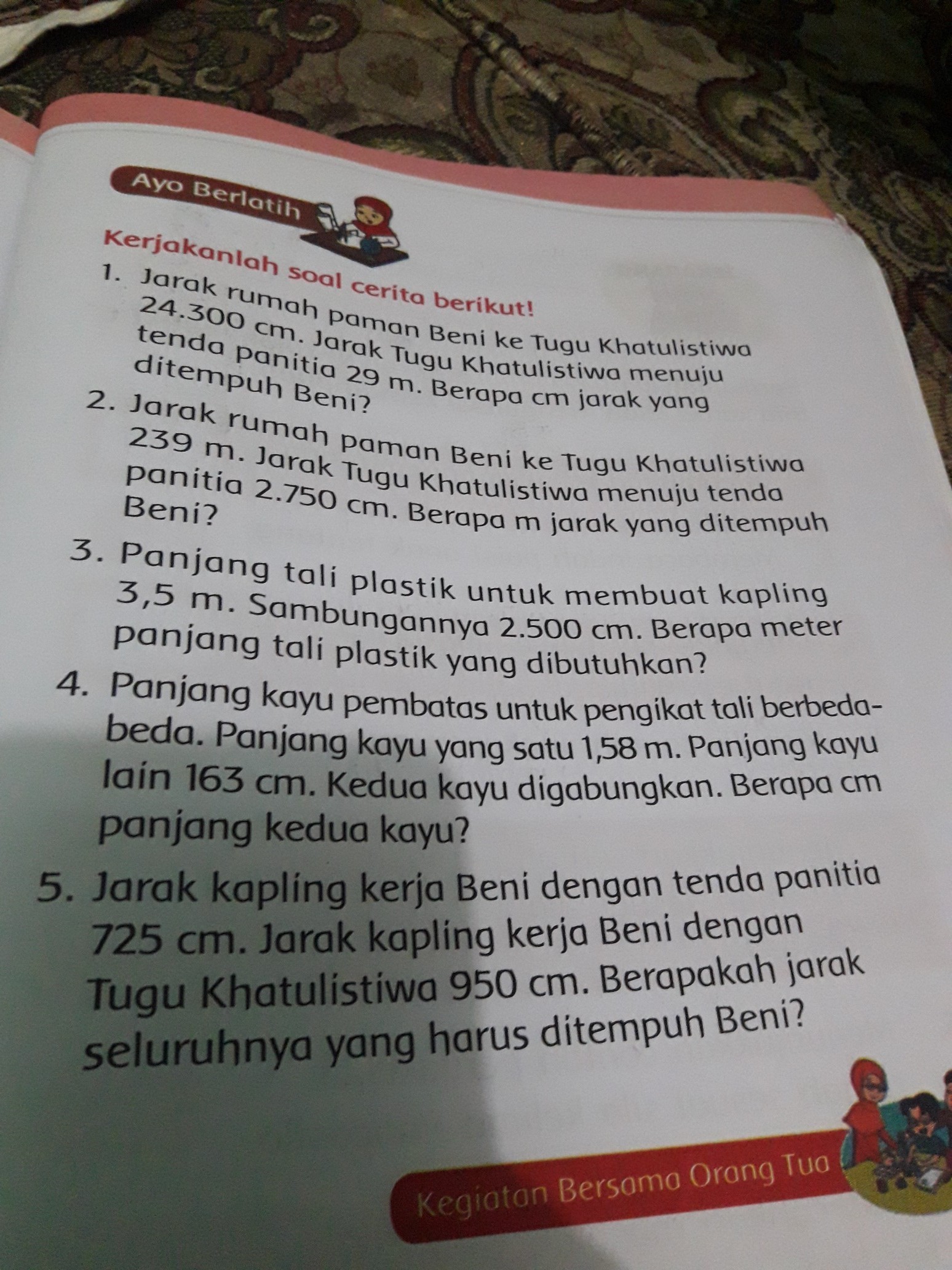 Jawaban Soal Jarak Rumah Paman Beni Ke Tugu Khatulistiwa 24300