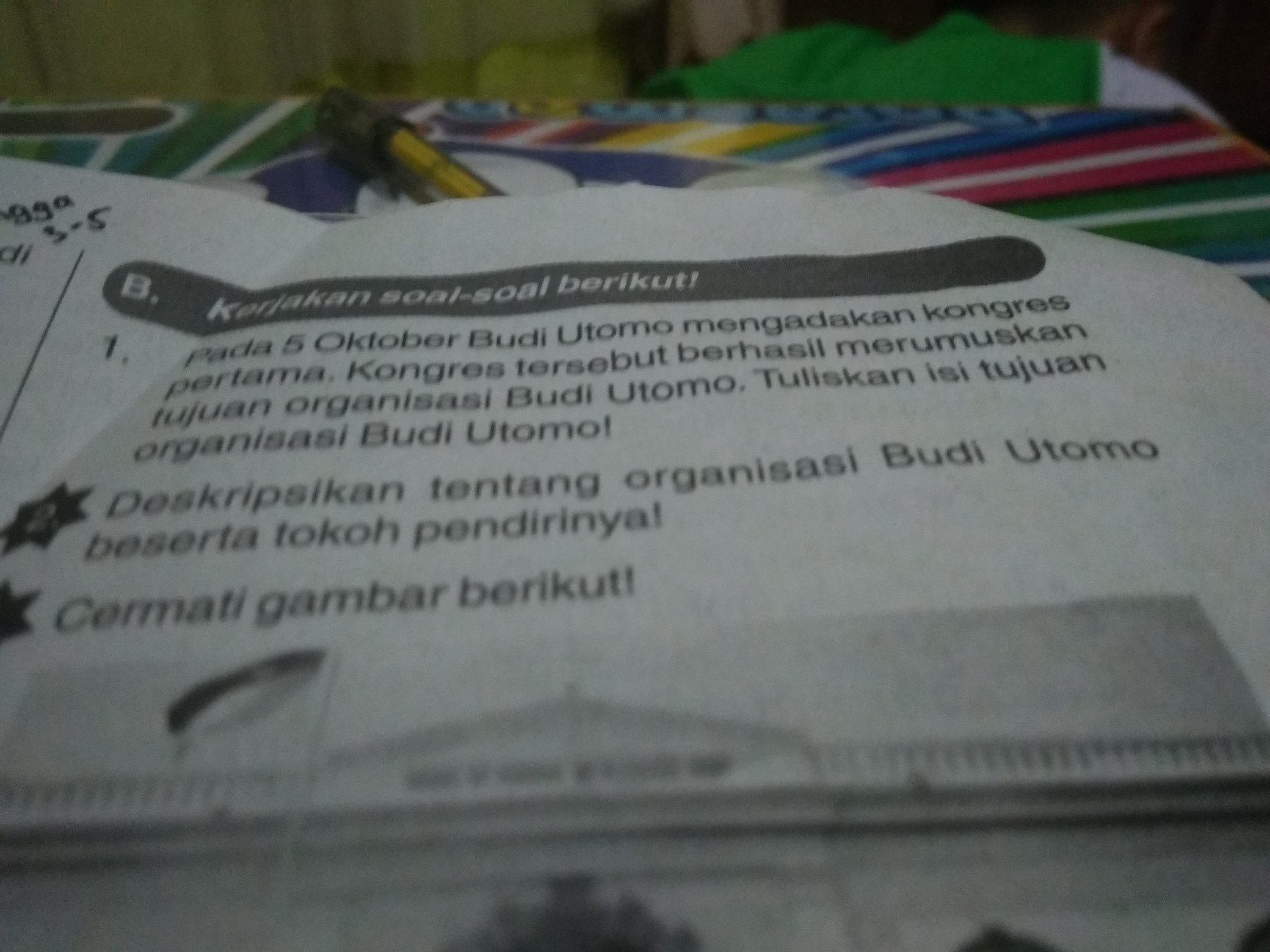 Tujuan Berdirinya Organisasi Budi Utomo