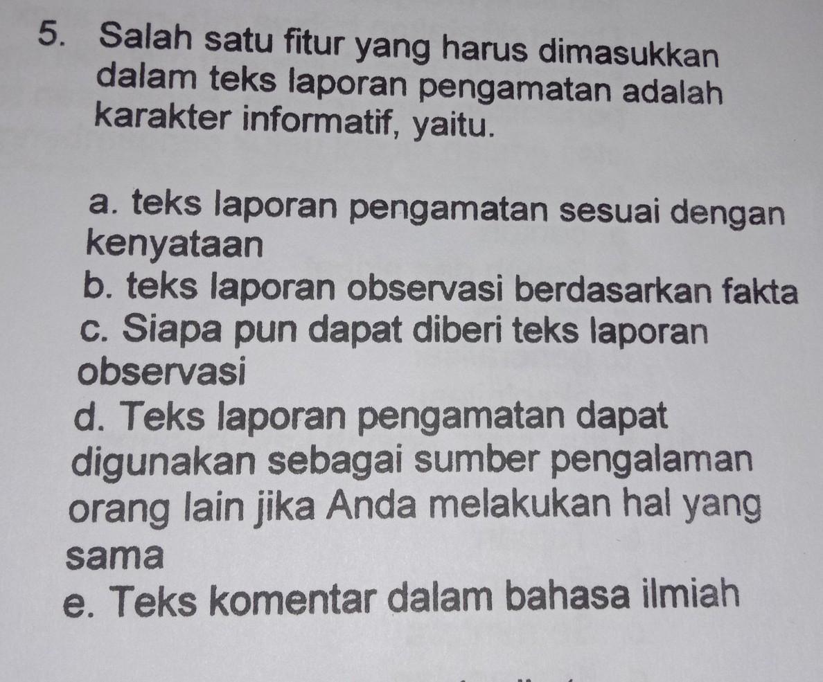 Apa Yang Dimaksud Laporan Pengamatan Rindu Sekolah