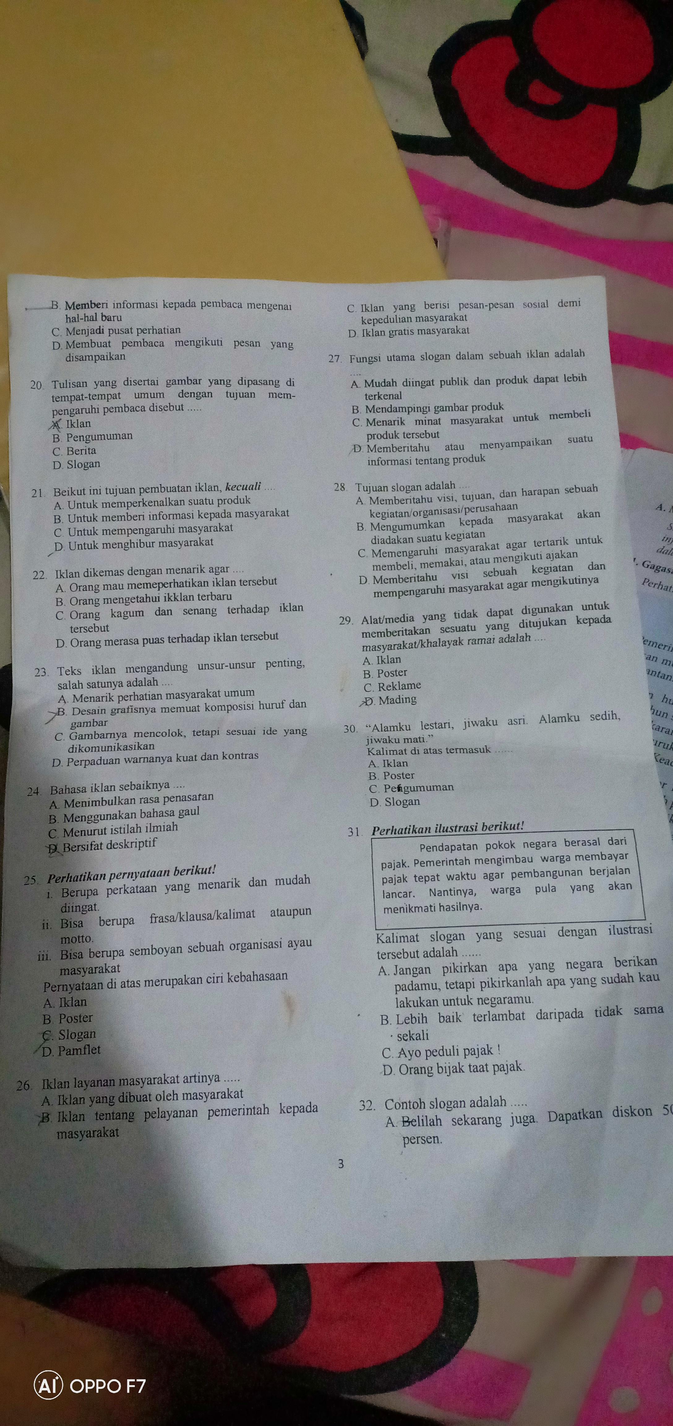 Berikut Ini Ciri Ciri Poster Kecuali Kumpulan Jawaban