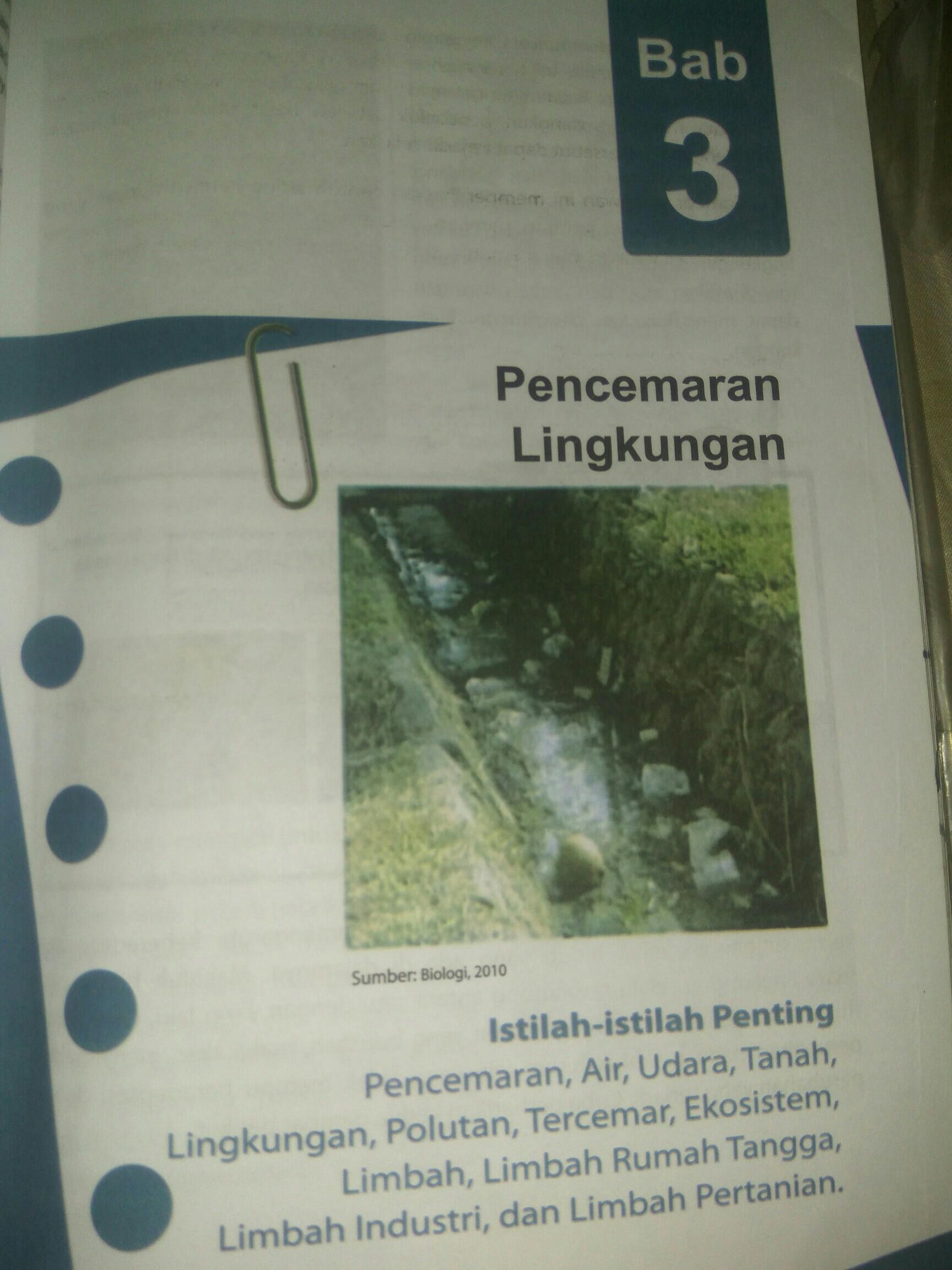 Soal Pencemaran Lingkungan Smp Kelas 7 Dan Jawabannya
