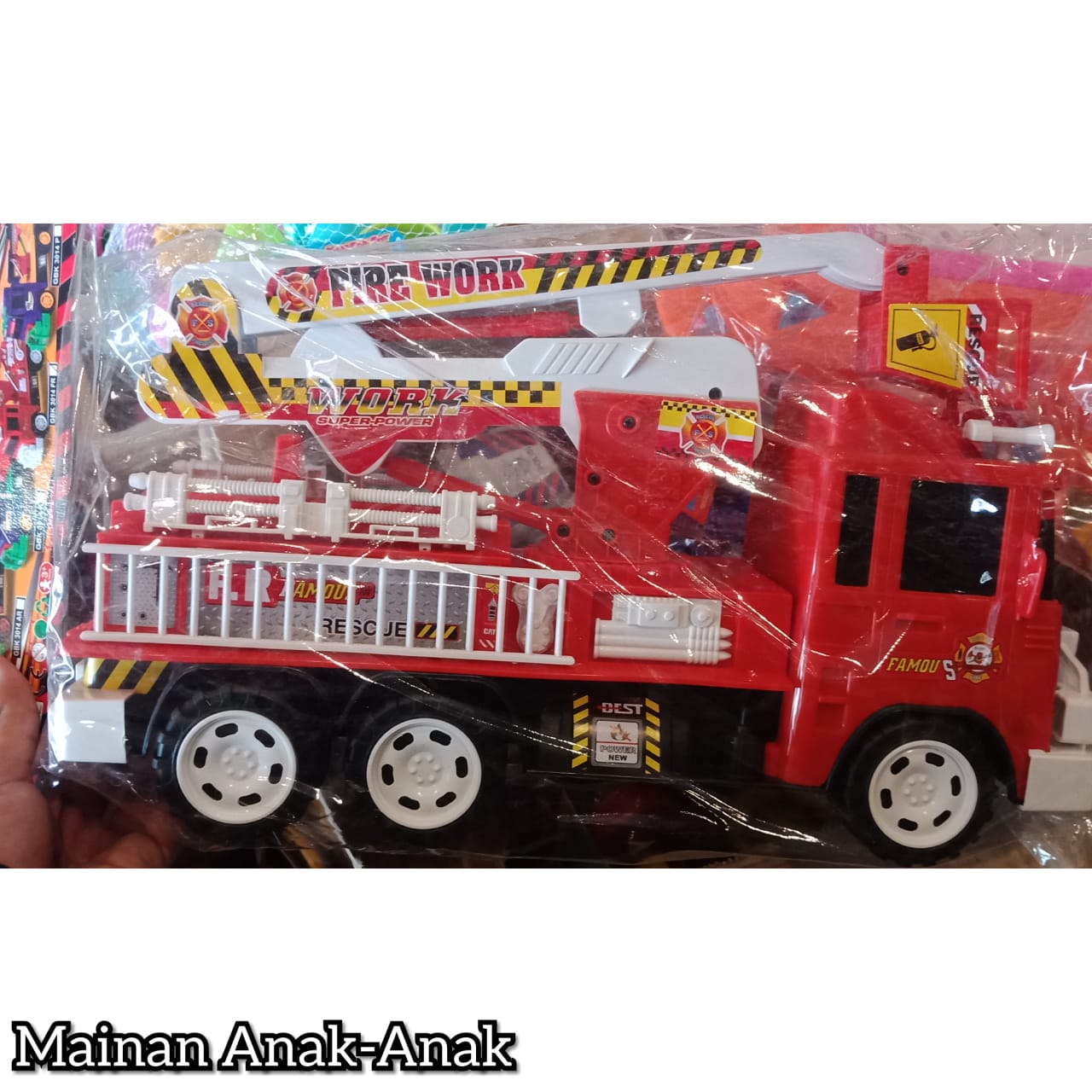 Mainan Mobil Pemadam Kebakaran Ukuran Sedang Bukan Kecil - Mainan Mobil Damkar Api Fire Work - Mainan Edukasi Anak - Mainan Mobil-Mobilan | Lazada Indonesia