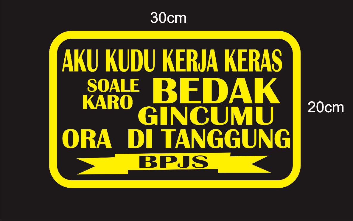 Kata Kata Lucu Di Kaca Mobil / Jiwa yang sehat disini