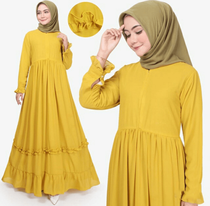 Gamis Kuning Lemon Cocok Dengan Jilbab Warna Apa / 5 Warna Hijab Yang