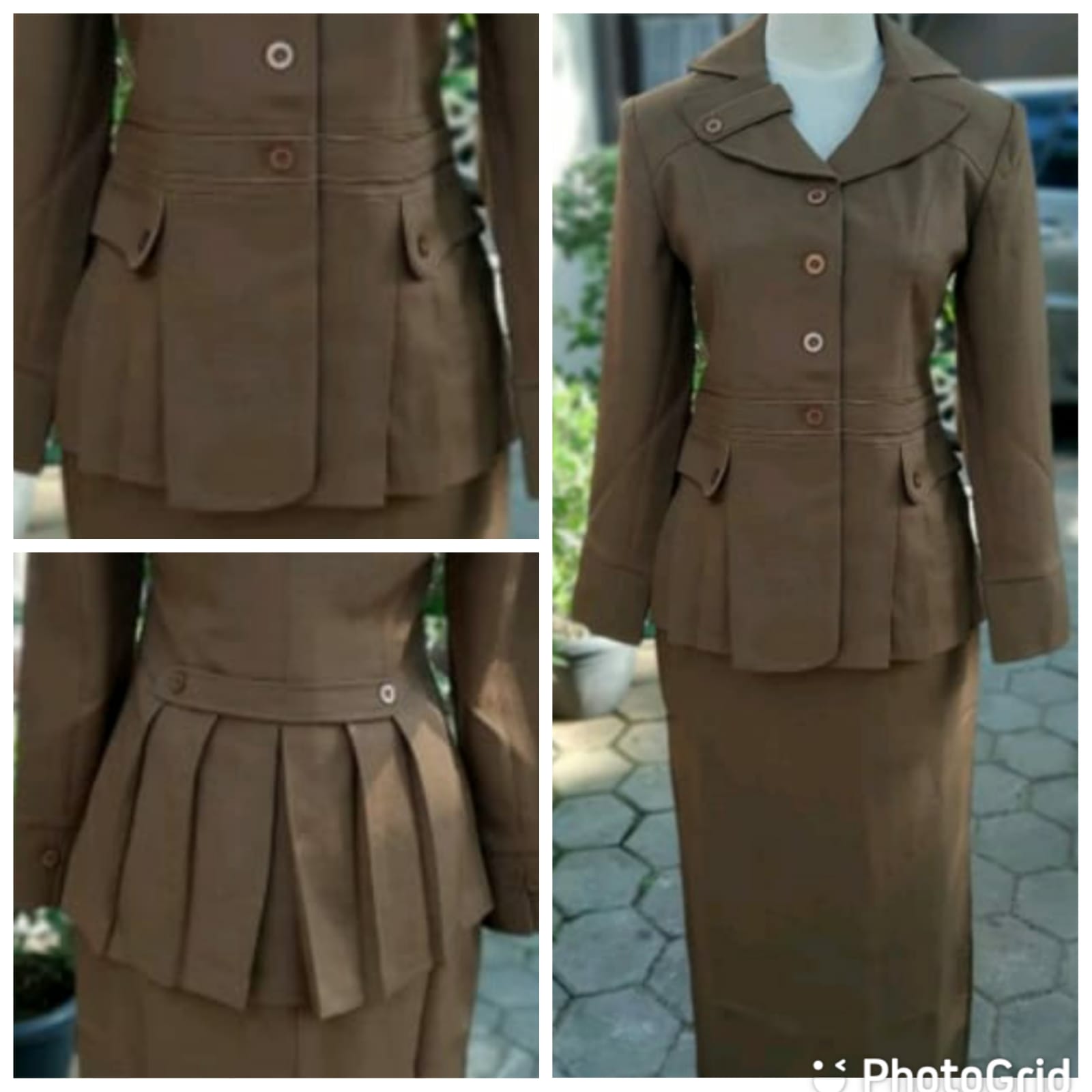 Seragam Pemda Wanita Terbaru/ Baju Pdh Kheki Tua Wanita/ Seragam Pns Coklat Tua Wanita Terbaru/ Baju Asn Kheki Tua Wanita/ Seragam Guru Wanita Coklat Tua/ Baju Pdh Kheki Tua Wanita Terbaru |