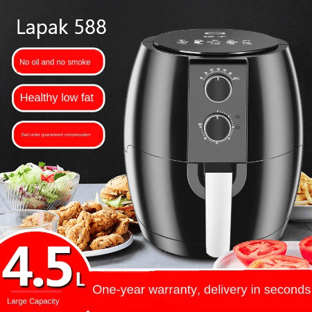 Lapak 588 - Air Fryer 4,5L Panci Pengorengan Pintar Tanpa Menggunakan Minyak | Lazada Indonesia