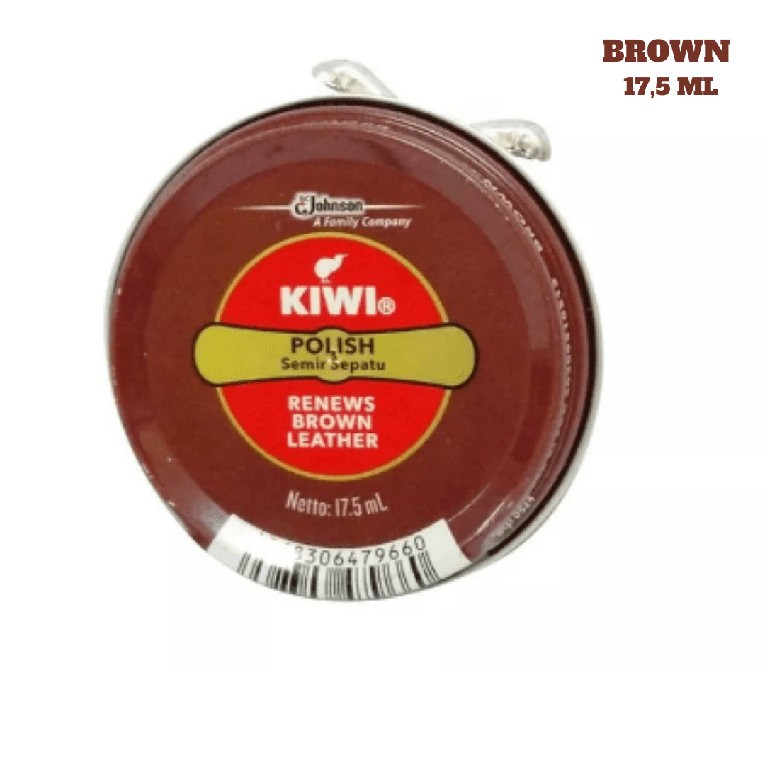 Kiwi Shoe Polish Semir Sepatu 17,5Ml Asli Warna Coklat | Lazada Indonesia