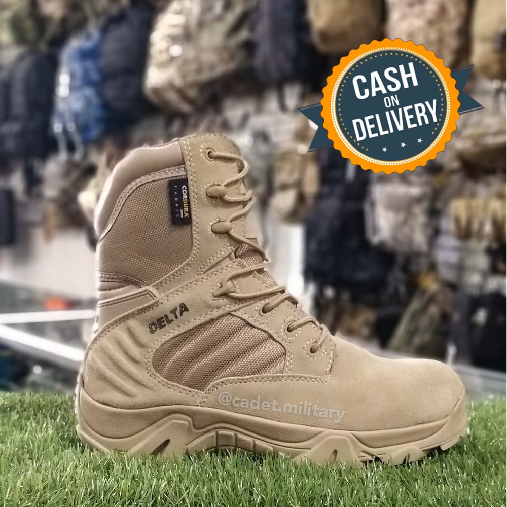 Cod} Delta Sepatu Tactical Coklat Gurun 8 Inchi Outdor Bisa Bayar Di Tempat Original | Lazada Indonesia