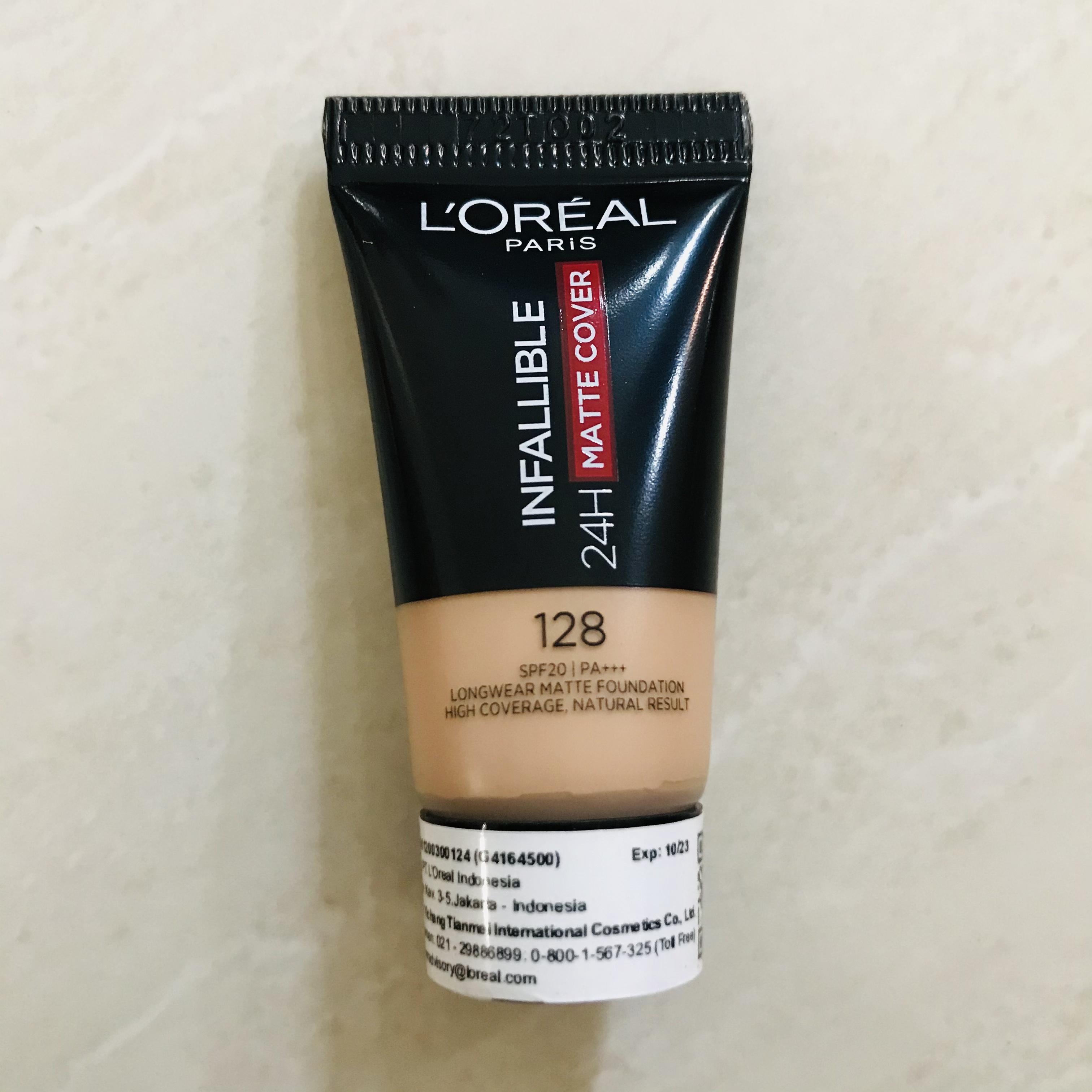 L'oreal Paris Infallible 24H Pro-Matte Liquid Foundation Make Up (Hasil Matte Tahan Hingga 24 Jam) [ Tube 5 Ml ] | Lazada Indonesia