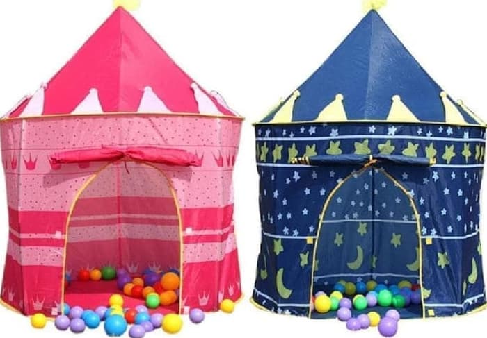 Bayar Di Tempat Tenda Mainan Anak Bermain Import Istana 135X105X85Cm Mainan Mandi Bola / Tenda Anak / Tenda Camping / Tenda Castle / Tenda Kerucut / Tenda Mainan Anak Castle Portable Castle | Lazada Indonesia