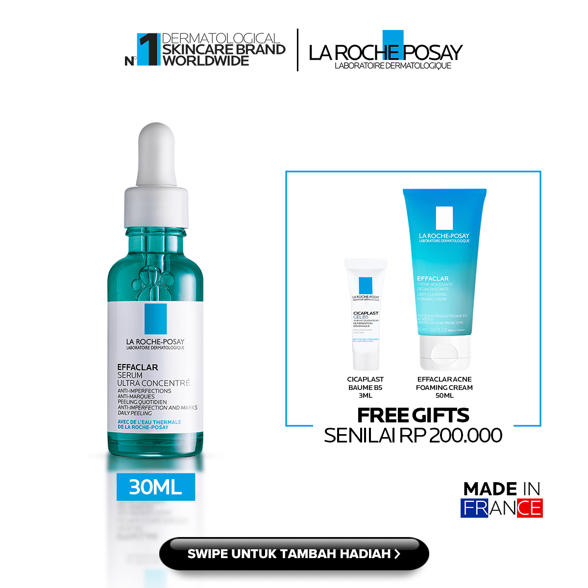 La Roche Posay Effaclar Serum 30Ml Bundle - Serum Wajah Kulit Jerawat/ Berminyak | Lazada Indonesia