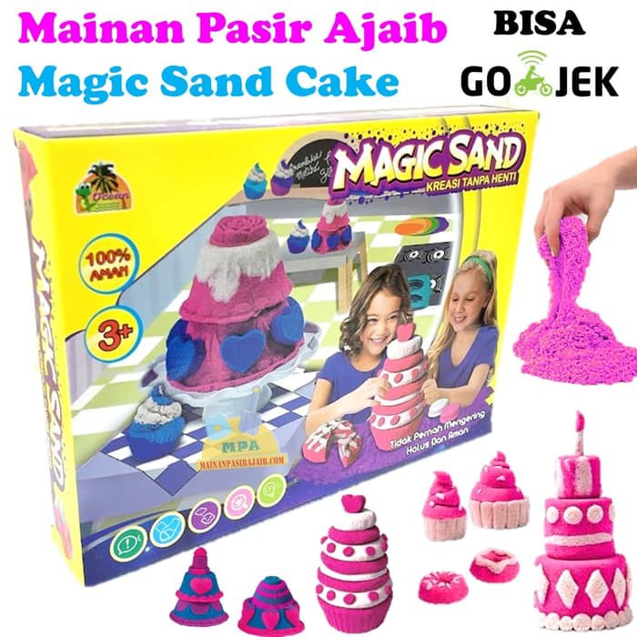 Bisa Cod) Promo Pasir Ajaib Kue Ulang Tahun Mainan Edukasi Anak - Pasir Murah / Mainan Anak Pasir Ajaib / Pasir Kinetik Magic Sand | Lazada Indonesia