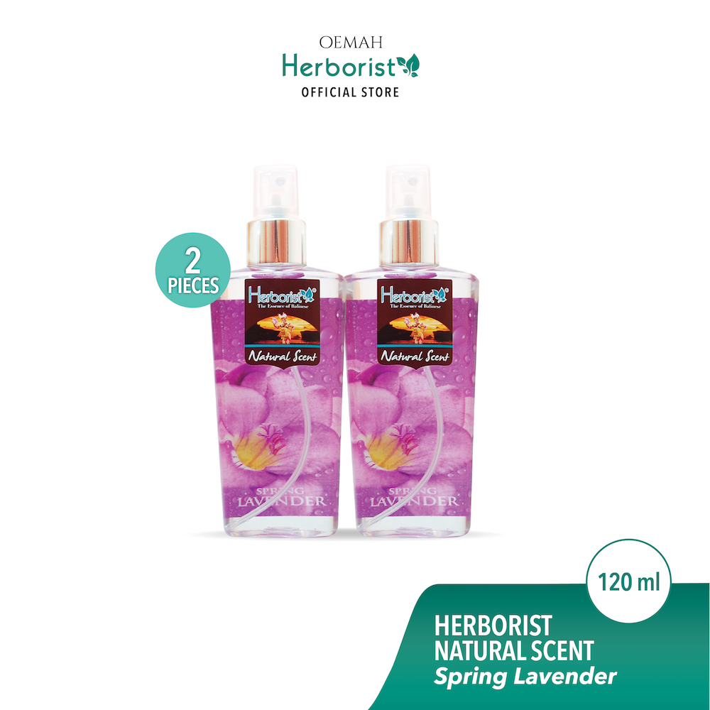[Twin Pack] Herborist Natural Body Scent Parfum Spring Lavender 120ml