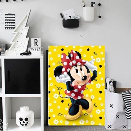 Hiasan Dinding Kamar Mickey Mouse Lukisan Mickey Minnie Mouse Hiasan Kamar Anak Mikk 143 Lazada Indonesia