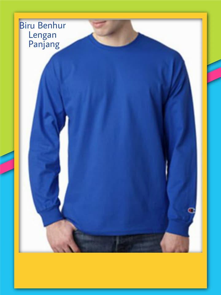 Gambar Kaos Polos Warna Biru Langit