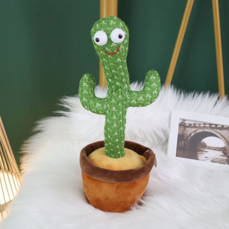 Mainan Kaktus Goyang Menari Bicara Dancing Cactus Doll Talking Toy | Lazada Indonesia