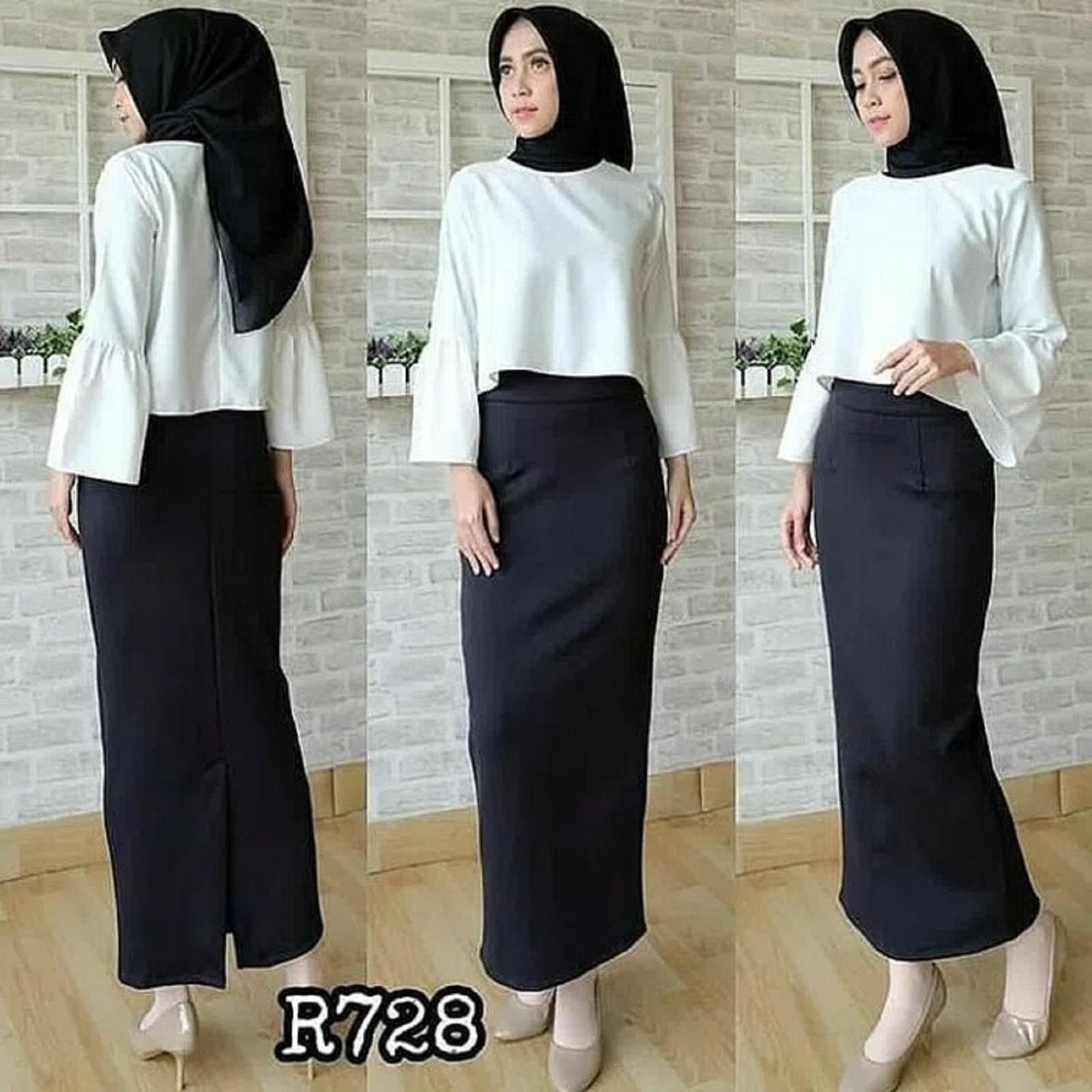 Ootd Tunik Dan Rok Span Paling Inspiratif Ootd Hijab Rok